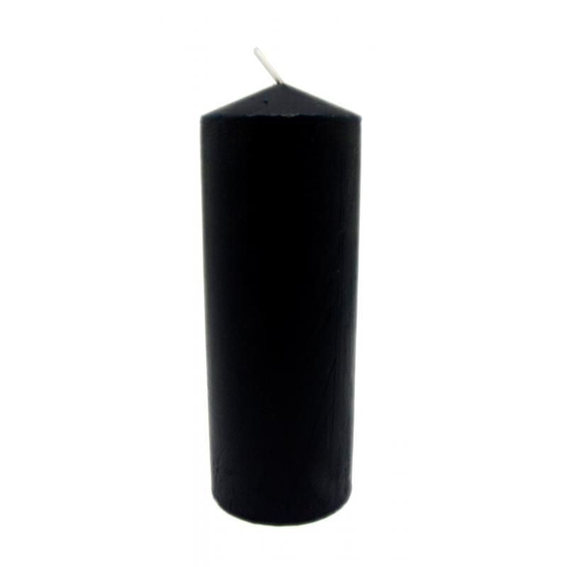 VELÓN NEGRO 15x5.5cm | Vela Ritual Protección