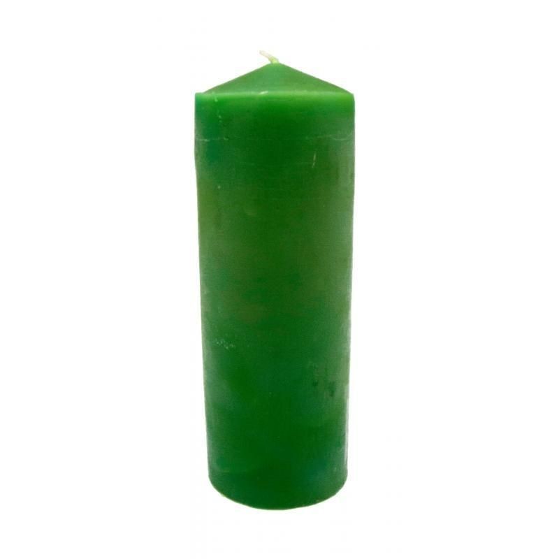 VELÓN VERDE 15x5.5cm | Vela Ritual Prosperidad