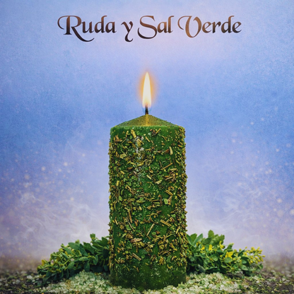 VELÓN RUDA Y SAL VERDE | Ritual Completo de Limpieza