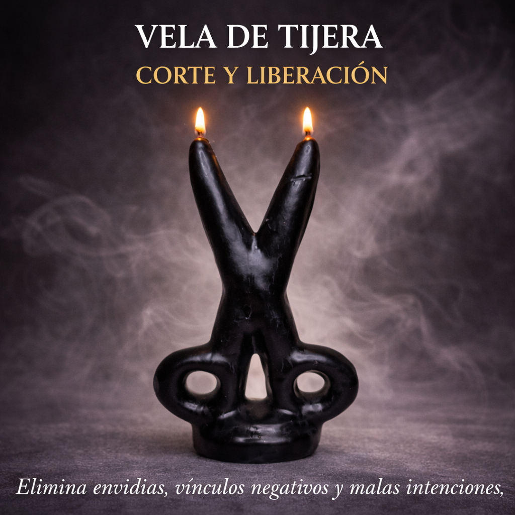 VELA DE TIJERA NEGRA | Corte y Liberación Energética