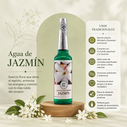 COLONIA DE JAZMÍN 221ml | Alegría, Intuición y Elevación Espiritual