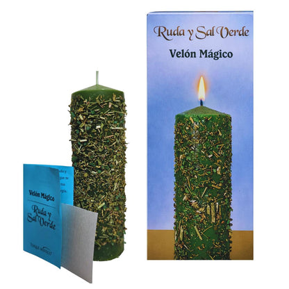 VELÓN RUDA Y SAL VERDE | Ritual Completo de Limpieza