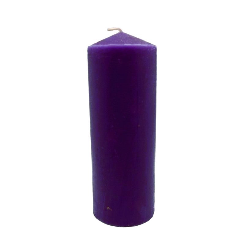 VELÓN MORADO 15x5.5cm | Vela Ritual Espiritualidad