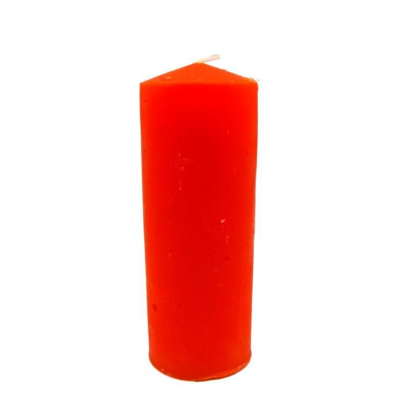 VELÓN NARANJA 15x5.5cm | Vela Ritual Éxito