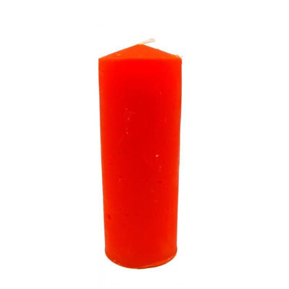 VELÓN NARANJA 15x5.5cm | Vela Ritual Éxito